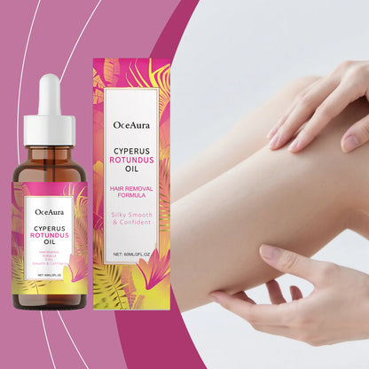 Cyperus Rotundus Oil Body Hair Remover Armpit Leg Arm Hair Growth Inhibitor Depilatory Reduce Ingrown Hair Body Moisturizing Oil