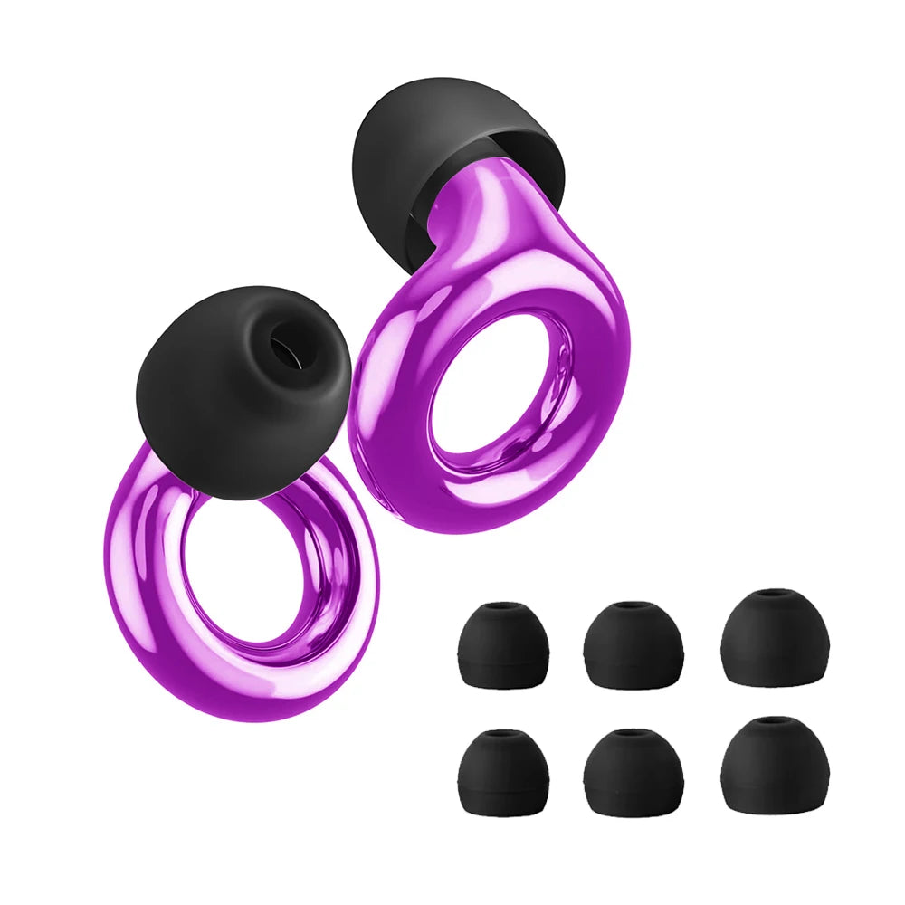 HUAK High-Fidelity Ear Plugs - 8 Ear Tips in XS/S/M/L - Reusable Concerts & Festivals, Live Events, Musicians, Djs
