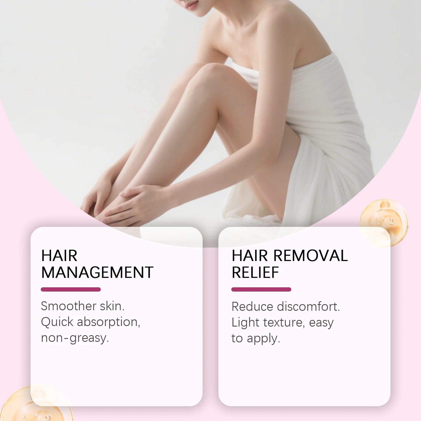 Cyperus Rotundus Oil Body Hair Remover Armpit Leg Arm Hair Growth Inhibitor Depilatory Reduce Ingrown Hair Body Moisturizing Oil